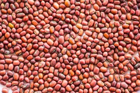 Red beans pattern as background Stock Photos