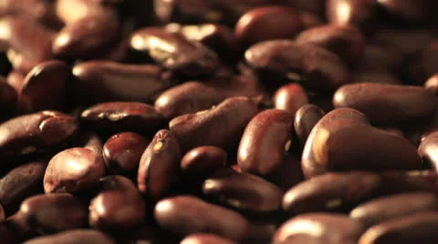 Red beans studio tracking shot Stock Footage 24821866