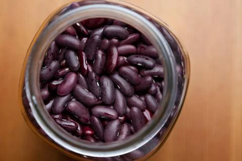 Red beans, texture Stock Photos