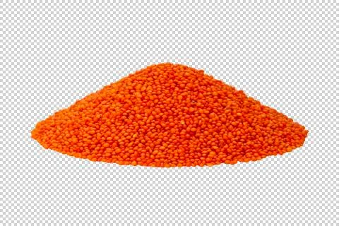 Red beans on transparent background. food Stock Photos