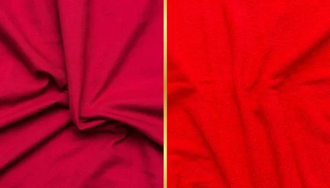 Red Bed Sheets background , texture Stock Illustration