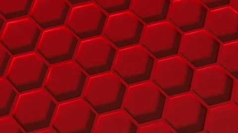 The Red Beehive  for Abstract Background concept 3d Rendering. Illustrazione stock