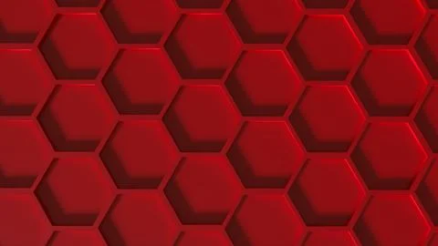 The Red Beehive  for Abstract Background concept 3d Rendering. Illustrazione stock