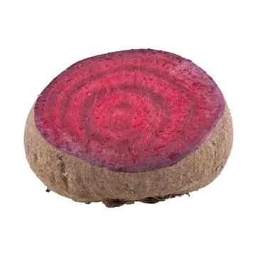 Red beet on a white background 스톡 사진