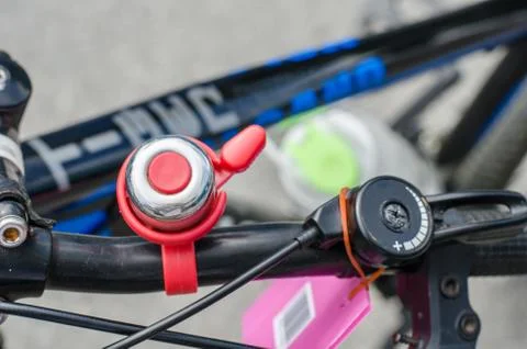 Red Bell Bicycle. Stock Photos