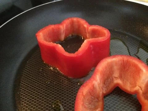 Red Bell Pepper Close-up Stock Photos