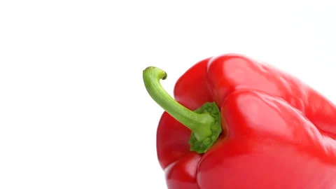 Red bell pepper. Stock Footage 153505650