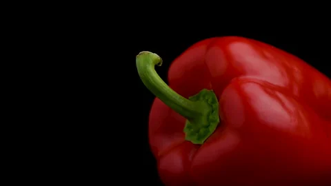 Red bell pepper. Stock Footage 154151350