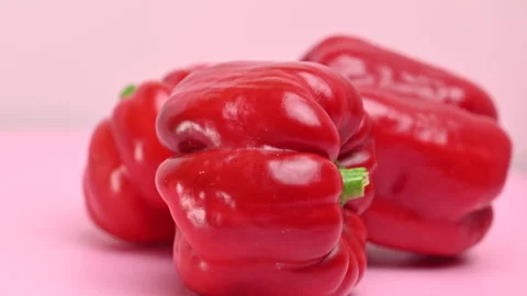 Red bell pepper Stock Footage 281346498