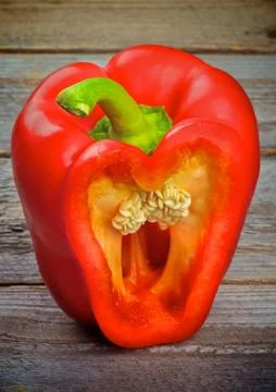 Red bell pepper Stock Photos