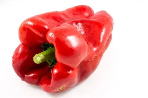 Red bell pepper Foto stock