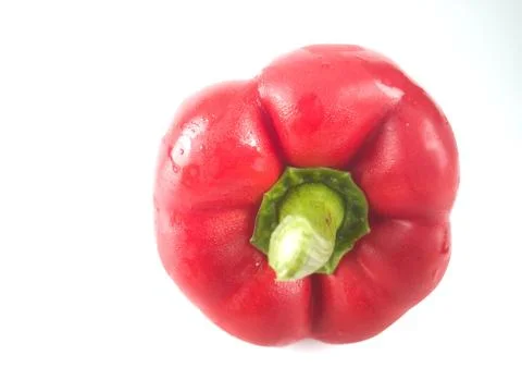 Red bell pepper 스톡 사진