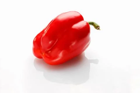 A red bell pepper Stock Photos