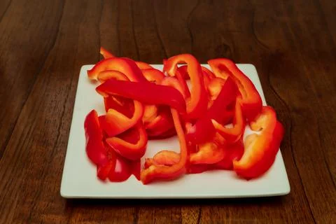 Red bell pepper Stock Photos