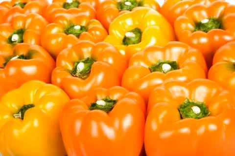 Red Bell Peppers Stock Photos