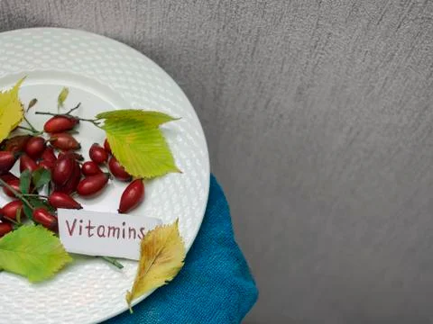 Red Berries And Vitamins 写真素材