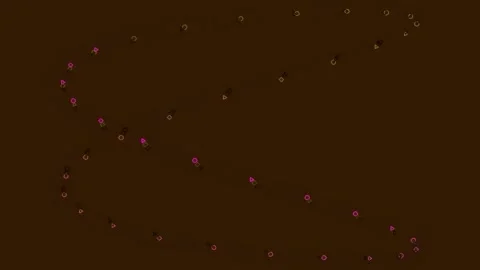 Red berries falling on dark brown background, macro view of forest natural .. Stock Footage 342115377