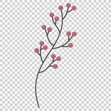 Red berries Stock Illustration