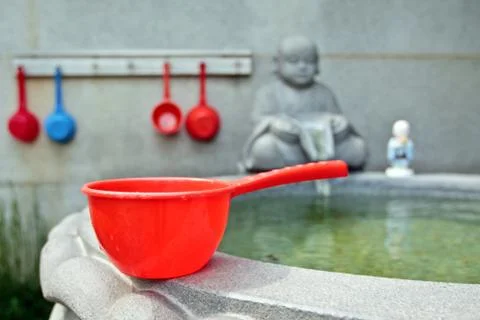 Red bicket Stock Photos