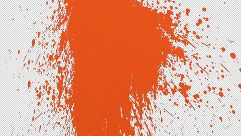 Red Big Paint Splash 스톡 동영상 210538131