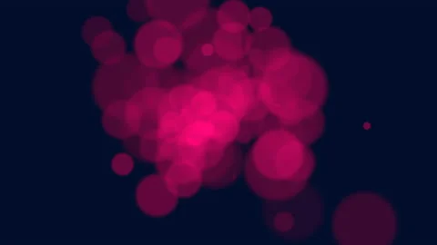 Red big particles and round bokeh on dar... | Stock Video | Pond5
