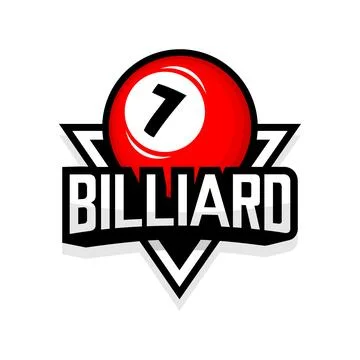 RED BILLIARD Stock Illustration