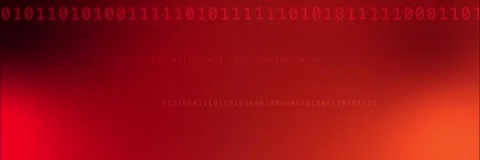 Red binary code background template animation Stock Footage 340557117