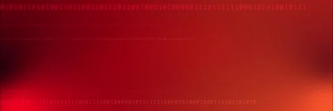 Red binary code background template animation Stock Footage 340557209