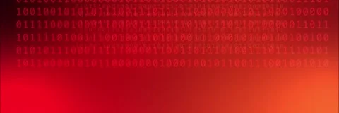 Red binary code background template animation Stock Footage 340557688