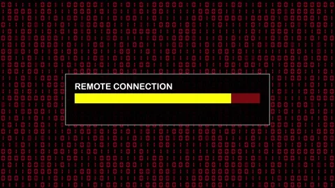 Red Binary Code Hacking Network Access Abstract Background Concept Stock Footage 231332370