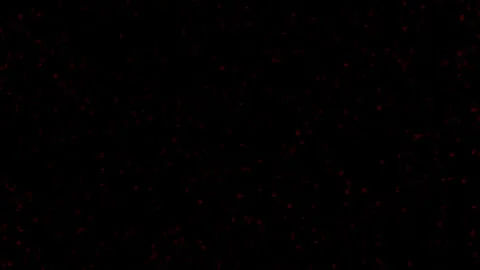 Red Binary Code of Ones and Zeros Falling Vertically on a Black Screen, Creating Stock Footage 281456666