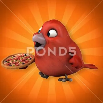 Red bird Stock Illustration