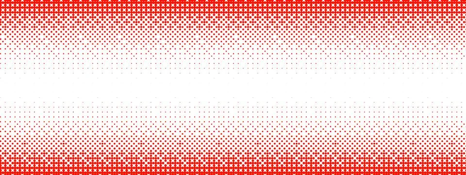 Red bitmap gradient texture. Fade pixelated 8 bit gradation pattern. Repeating Stock Illustration