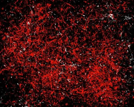 Red Black Dense Scratch Texture Abstract Background Stock Illustration