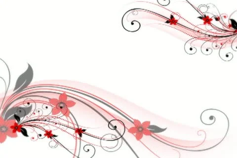 Red Black Flourish Background 02 Video stock 10875052