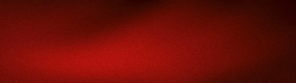 Red black gradient grainy texture abstract background wide format tech wall.. Stock Photos