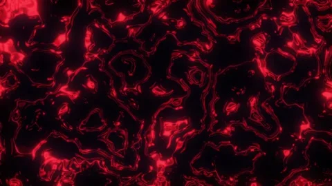 Red &amp; Black Plasma Surface Stock Footage 276544044