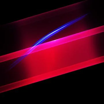 Red on black template Illustrazione stock