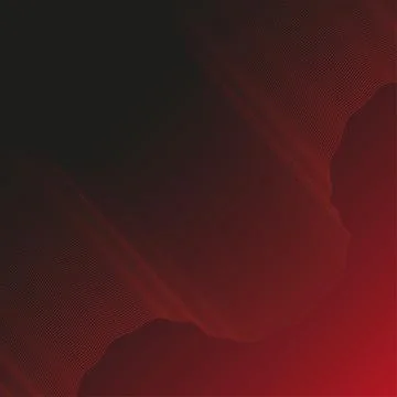 Red black with thin curved lines abstract background. Vector illustration Illustrazione stock