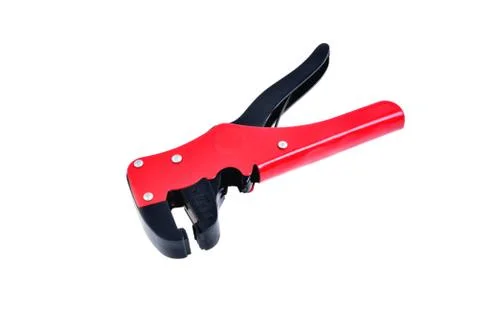 Red black wire stripper, close-up isolate Stock Photos