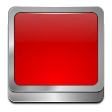 Red blank Button Stock Illustration