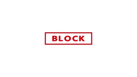 Red block text pulsating on white background dynamic graphic animation for .. Vidéo 330849027