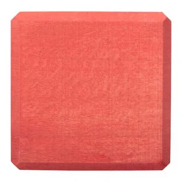 Red block on white Stock Photos