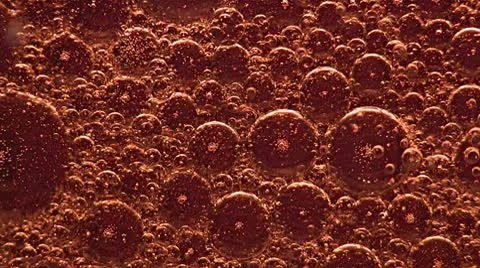Red blood bubbles Stock Footage 8848145
