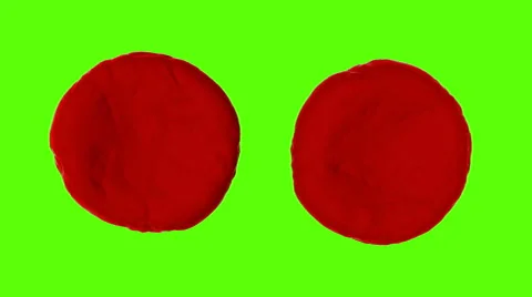 Red blood cell is die. Damade process. Green screen footage Stock Footage 59554212