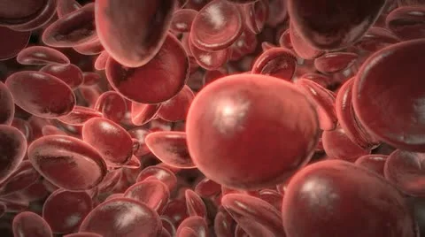 Red Blood Cell Looping Background Stock Footage 22035910