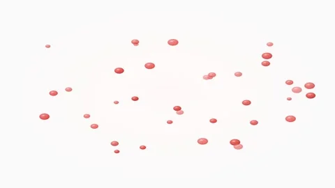 Red Blood Cell Particle Flow Network Medical Circulation Loop Animation 4K 스톡 동영상 334529527