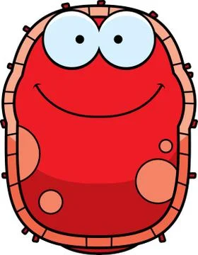 Red Blood Cell Smiling Stock Illustration