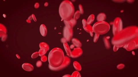 Red blood cells background animation gra... | Stock Video | Pond5