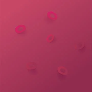 Red blood cells microscope view abstract background. Possible concept of medc Stock Illustration